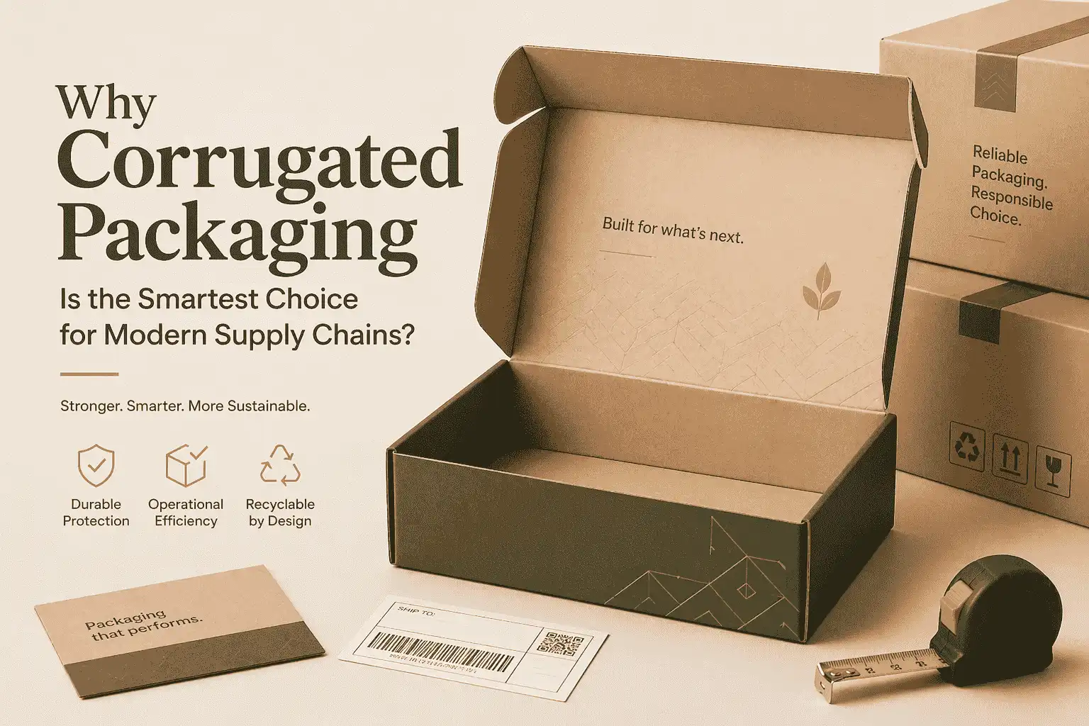 Why Corrugated Packaging Is the Smartest Choice for Modern Supply Chains?